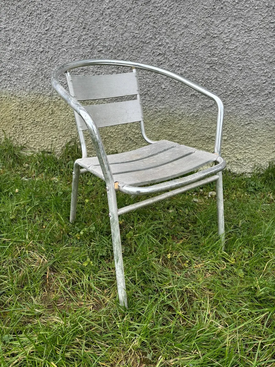 Steel outdoor chairs - Image 3