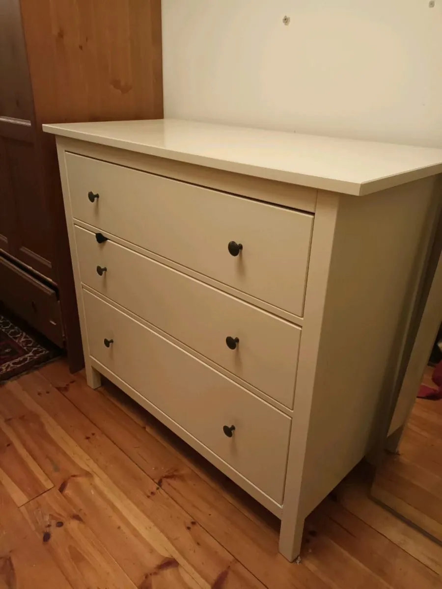 Ikea white chest of drawers - Image 1