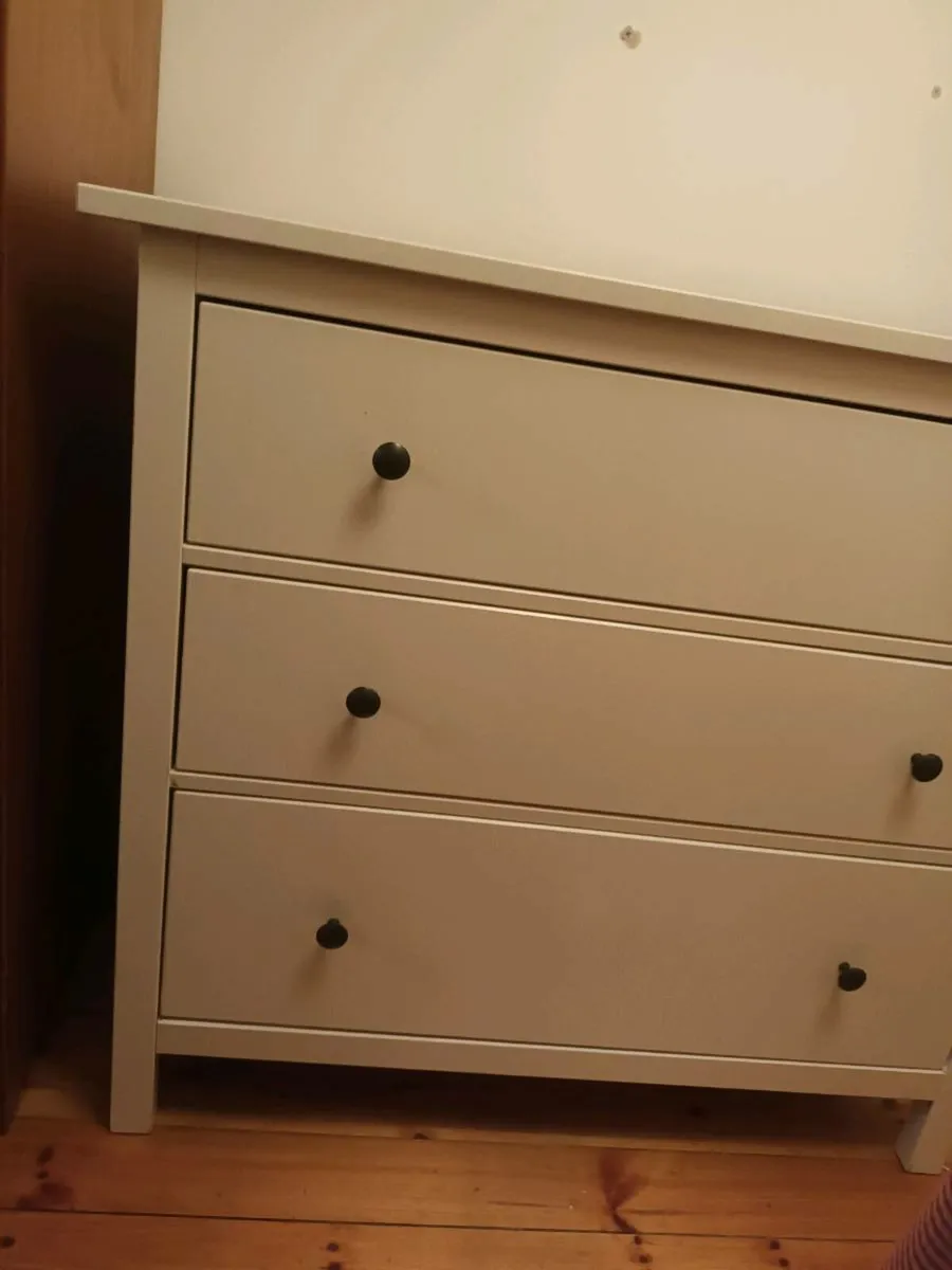 Ikea white chest of drawers - Image 2