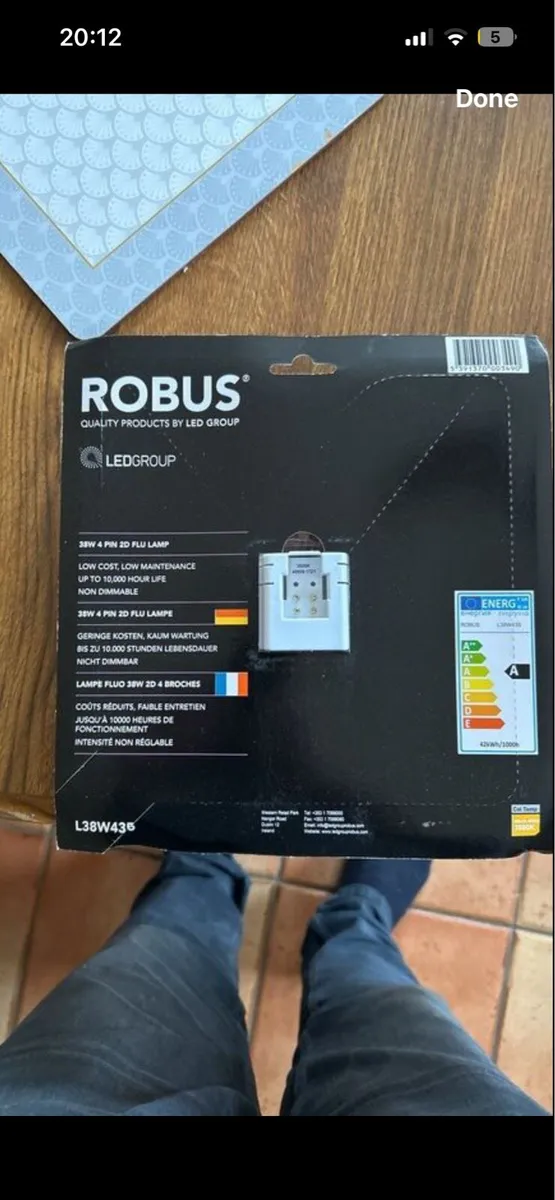 Robus 38w L38W435 4 Pins Bulbs - Image 1