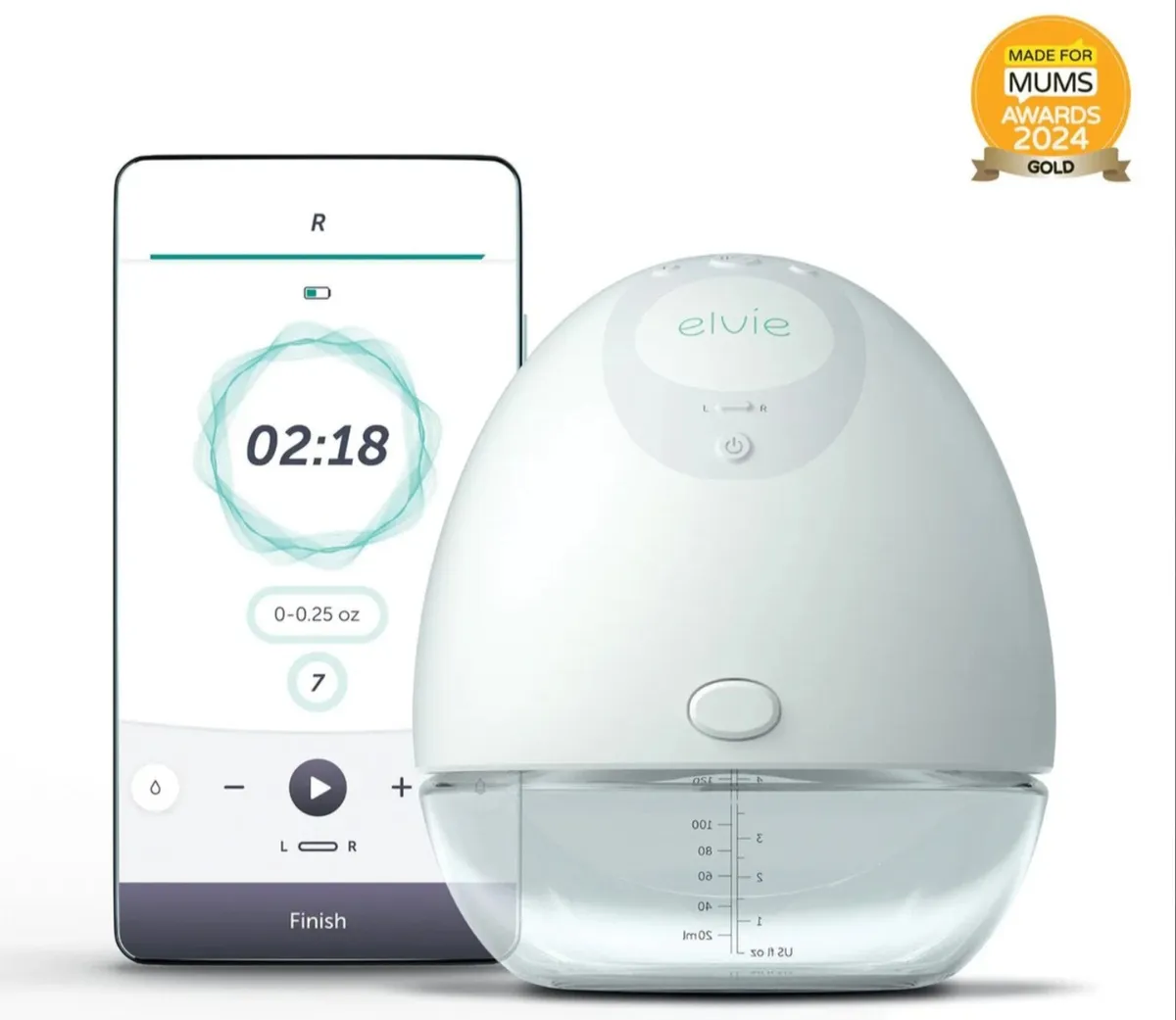 Elvie Single Electric Breast Pump - Image 1