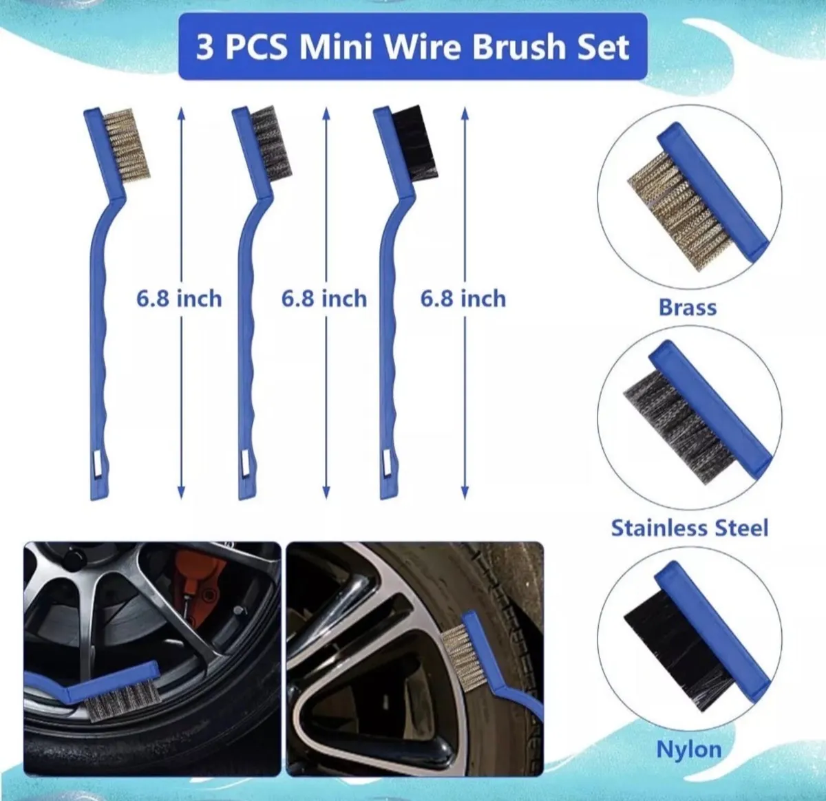 30Pcs Car Cleaning Kit Auto Detailing Set NEW - Image 3