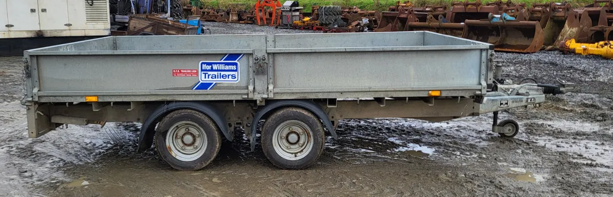 Ifor Williams 12ft 6'ft builders trailer - Image 3
