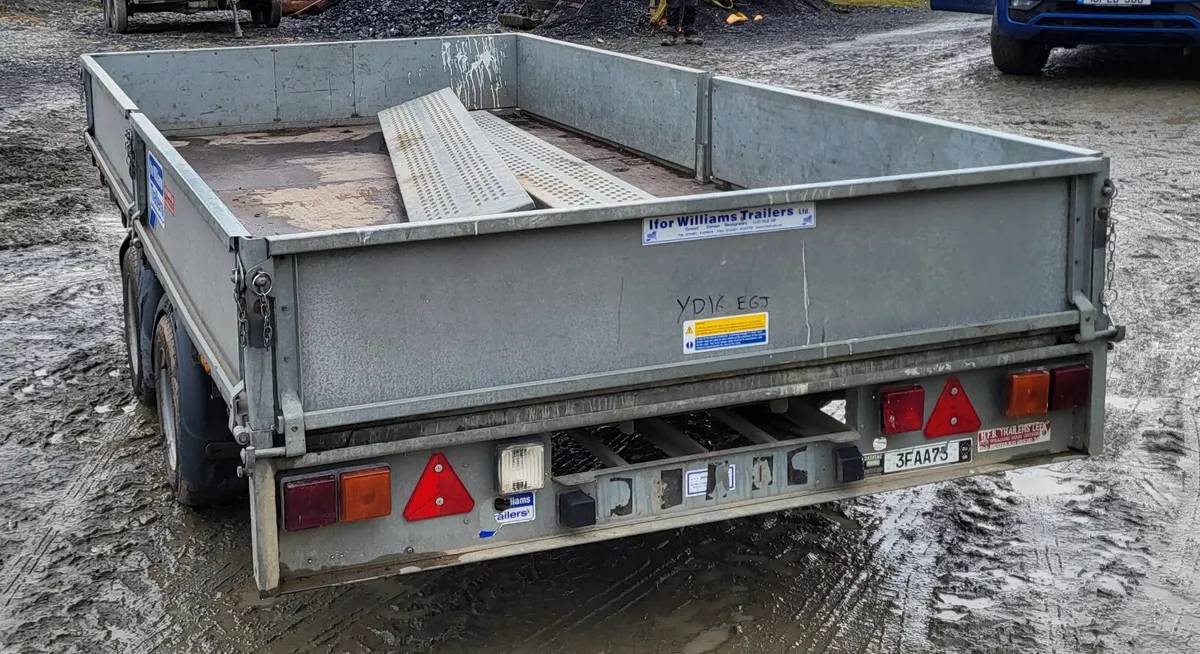 Ifor Williams 12ft 6'ft builders trailer - Image 4