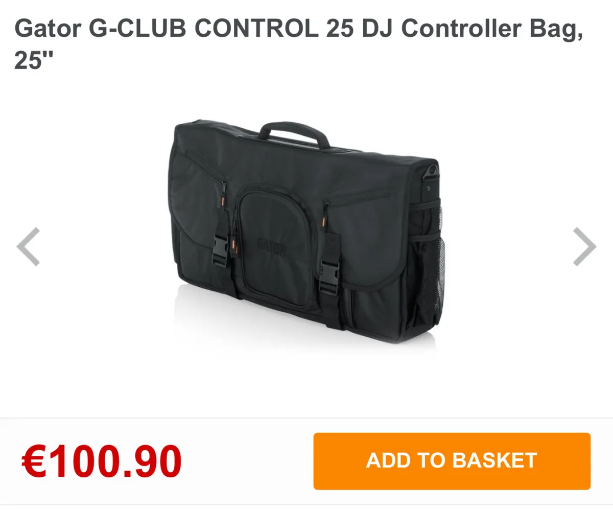 Gator G-Club Control 25 DJ Controller Bag, 25" - Image 4