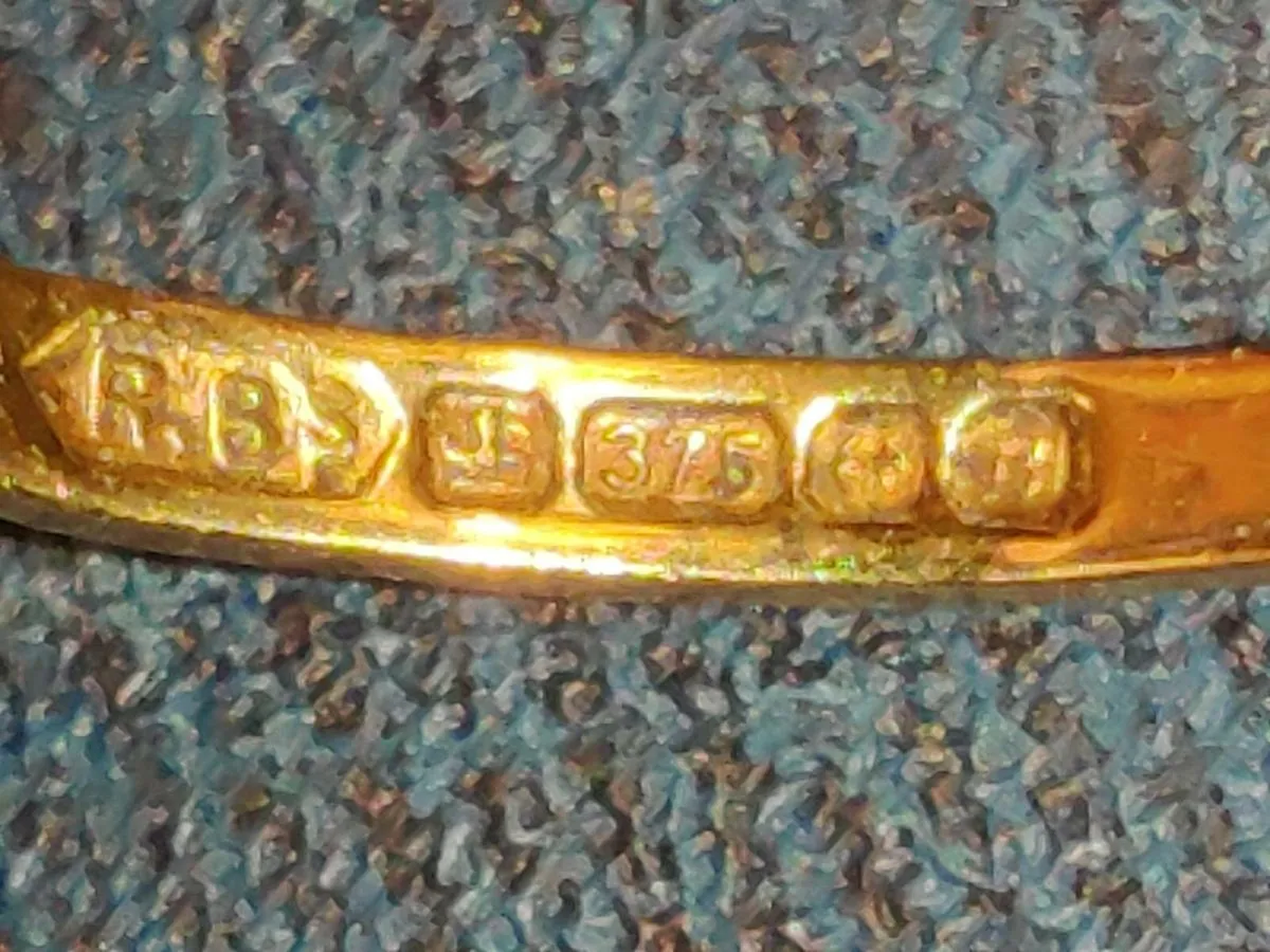 EDWARDIAN OVAL AMETHYST, 9CT Gold Floral Ring ! - Image 2