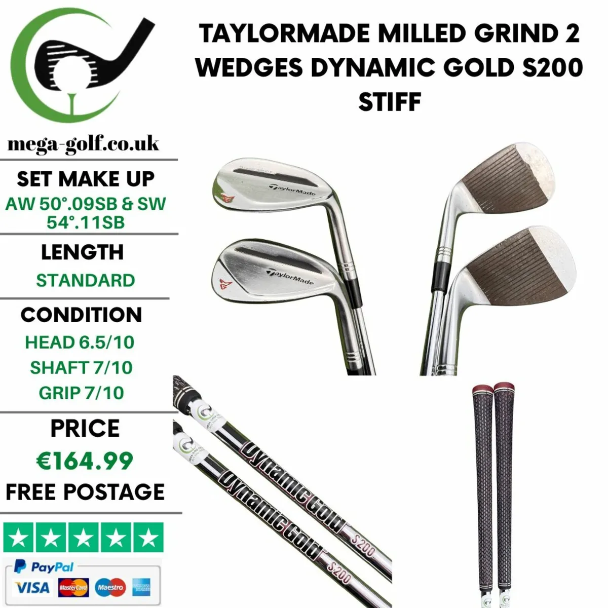 Taylormade Milled Grind 2 Wedges Set - Image 1