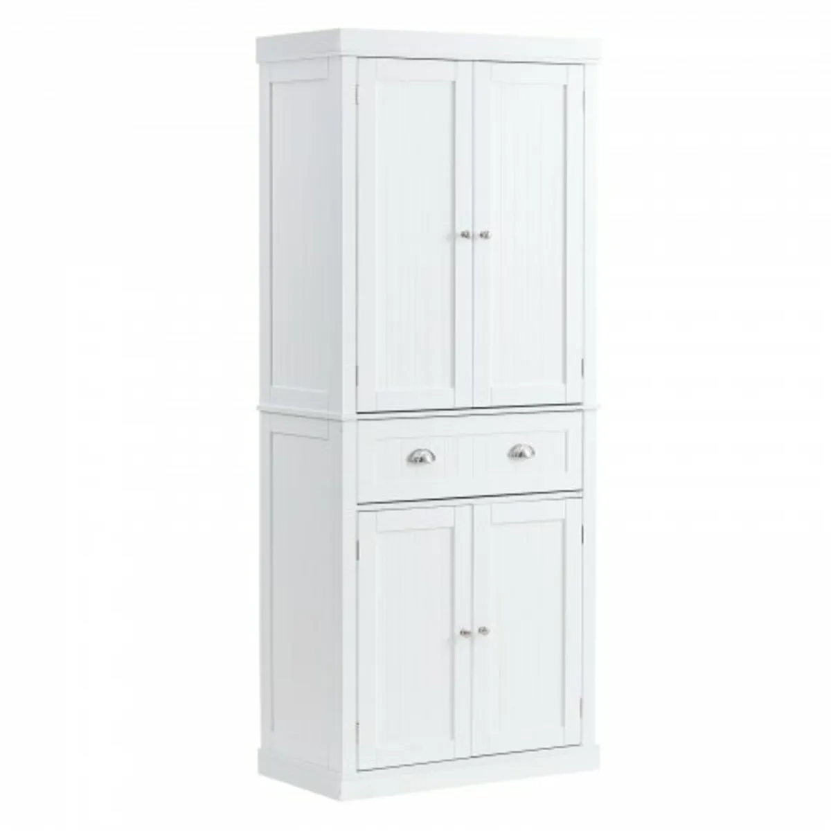 72" Kitchen Pantry Storage Cabinet, Freestanding U - Image 1
