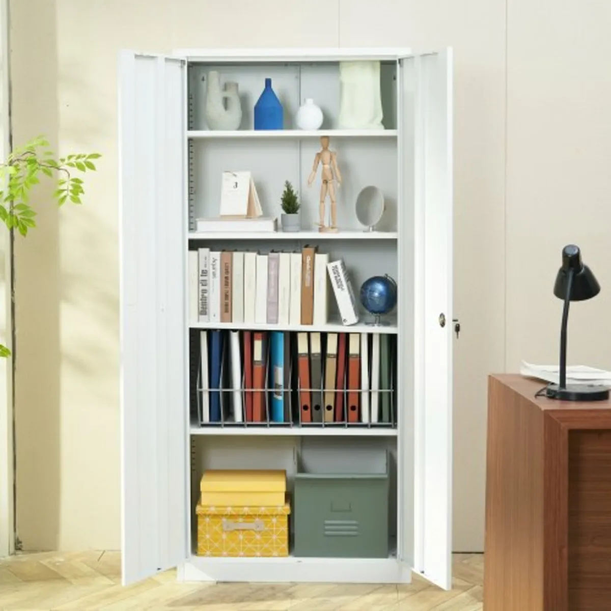 Metal Storage Cabinet, Steel Locking Storage Cabin - Image 2