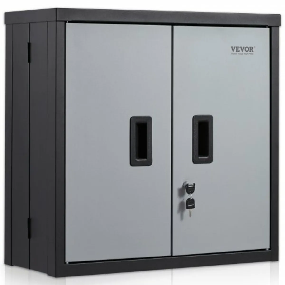Foldable Wall Cabinet, Metal Garage Locker Mounted - Image 1