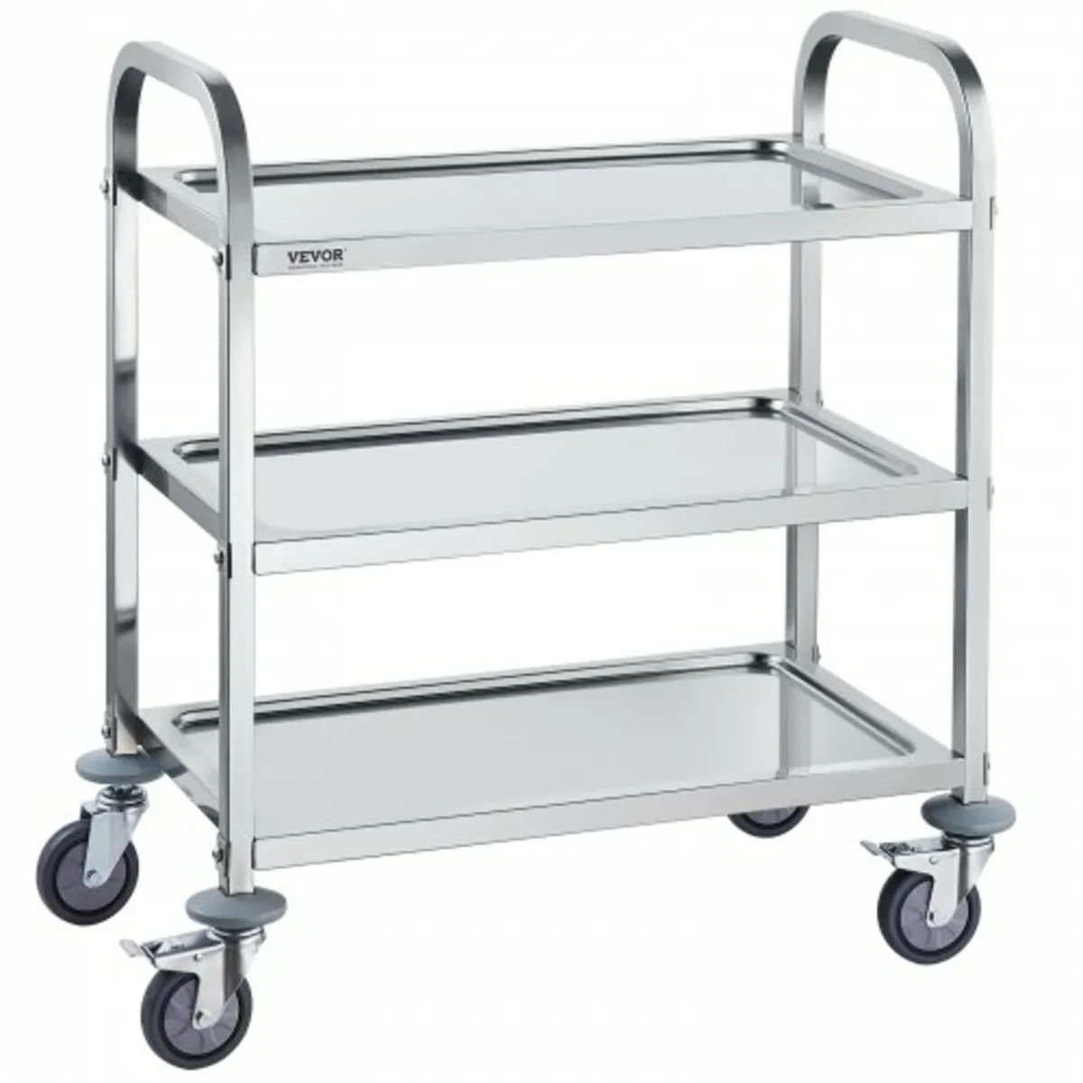 Stainless Steel Cart, 3 Layers Lab Utility Cart 18 - Image 1