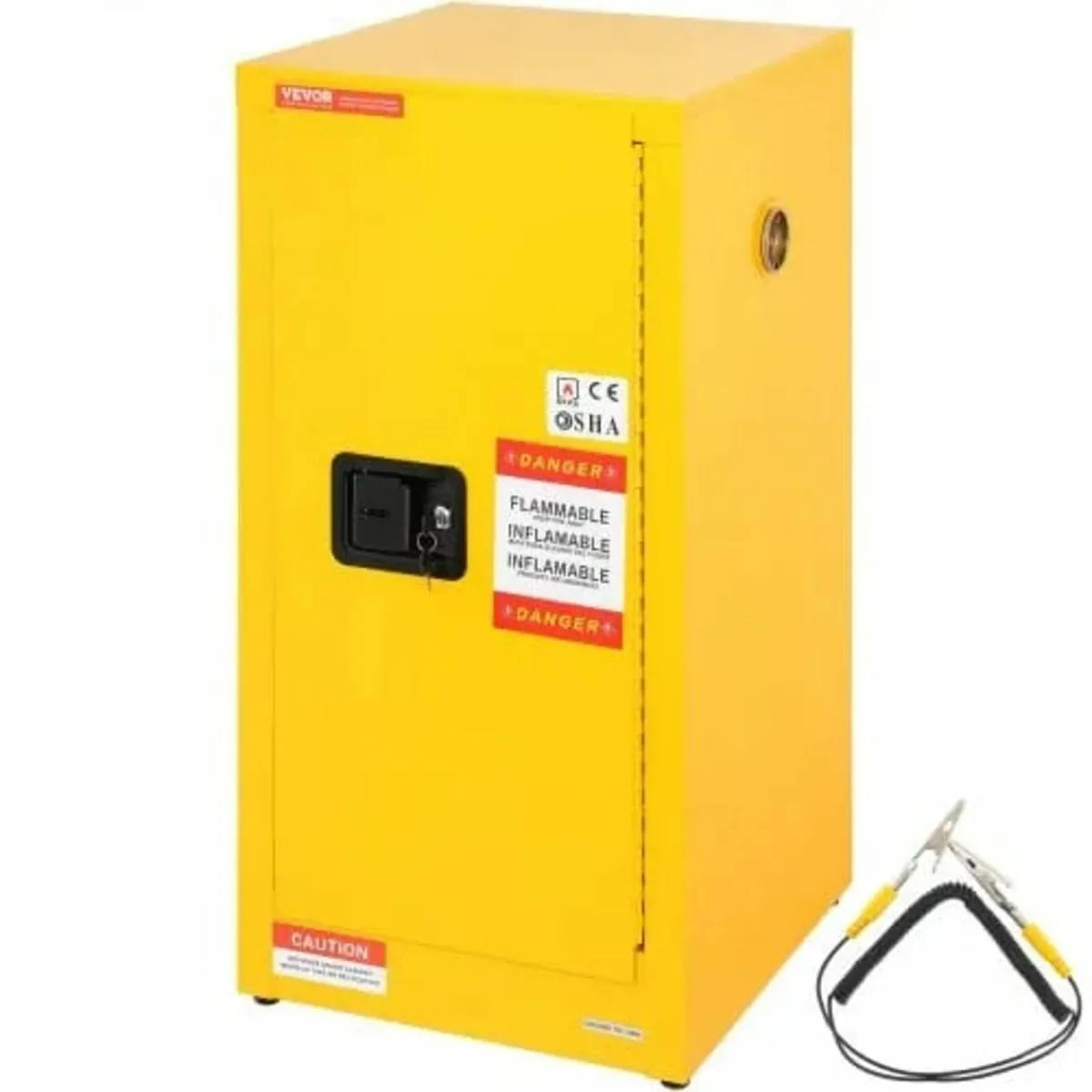 Flammable Safety Cabinet, 60 L, Cold-Rolled Steel - Image 1