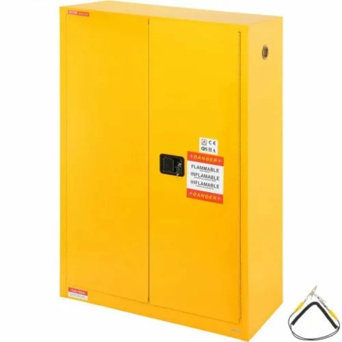 Flammable Safety Cabinet, 170.3 L, Cold-Rolled Ste - Image 1