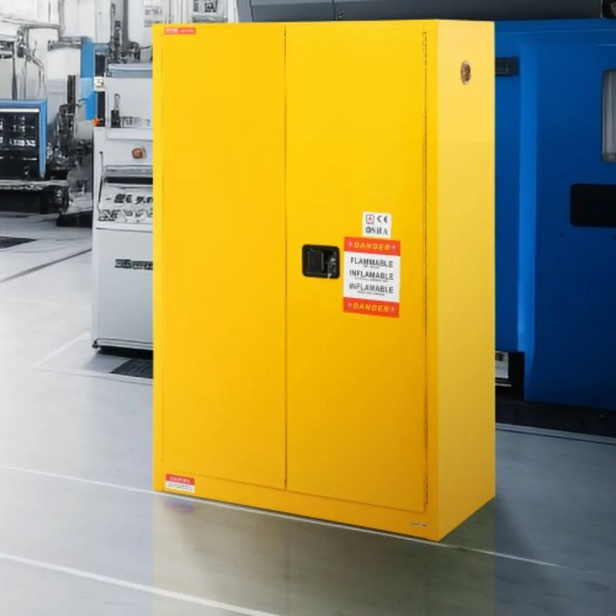 Flammable Safety Cabinet, 170.3 L, Cold-Rolled Ste - Image 3