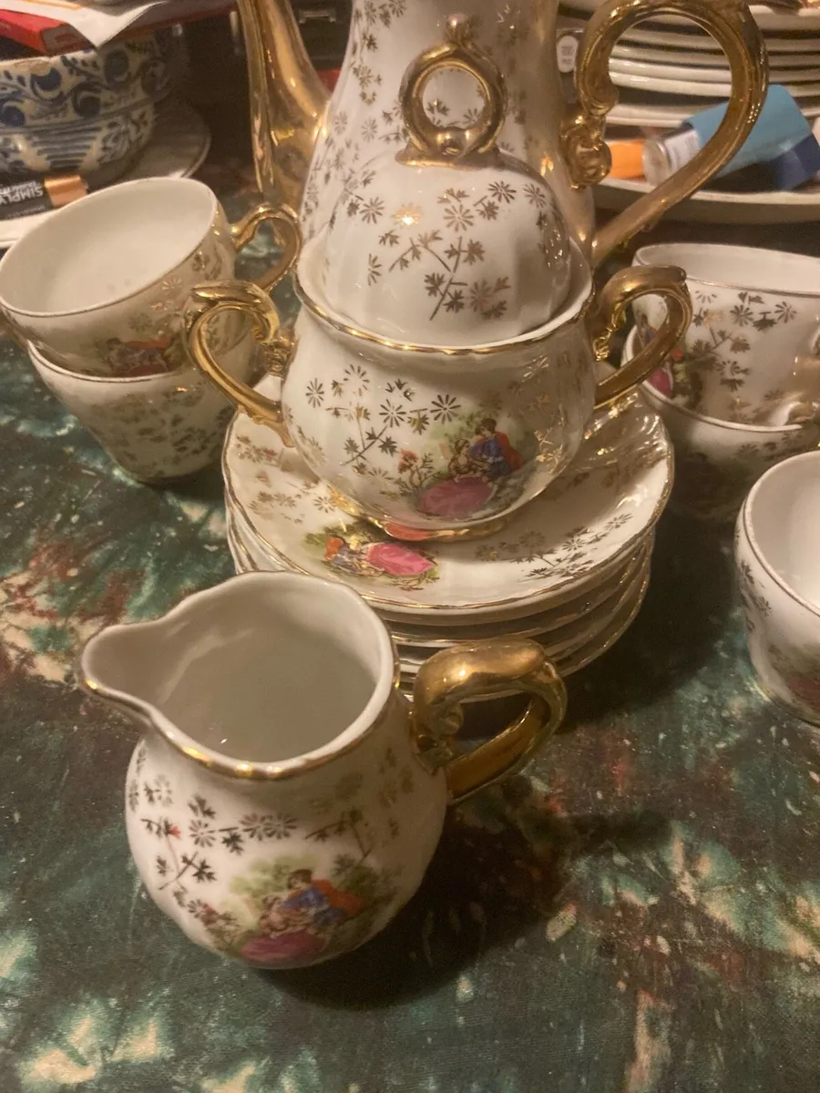 Vintage coffee set free postage - Image 2