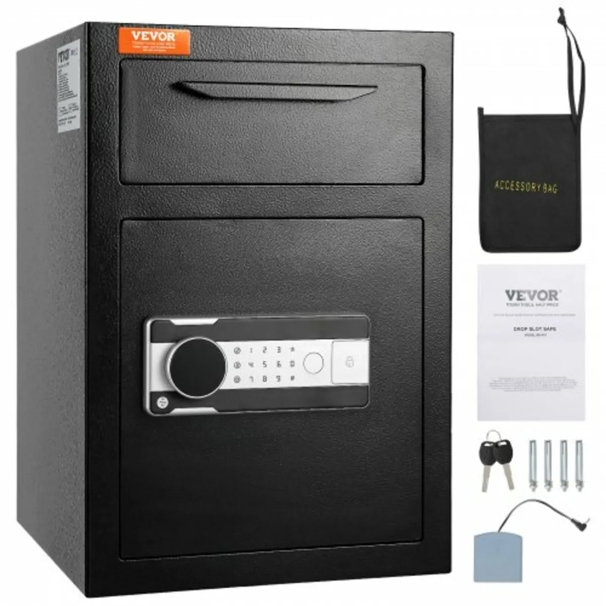 2.5 Cub Depository Safe, Deposit Safe with Drop Sl - Image 1
