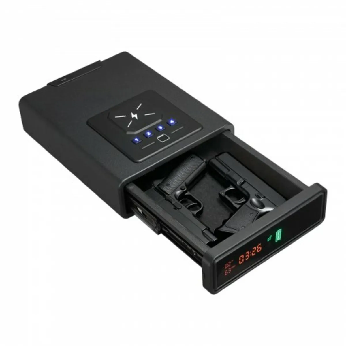 Gun Safe, Pistol Handgun Drawer Safe with Fingerpr - Image 1