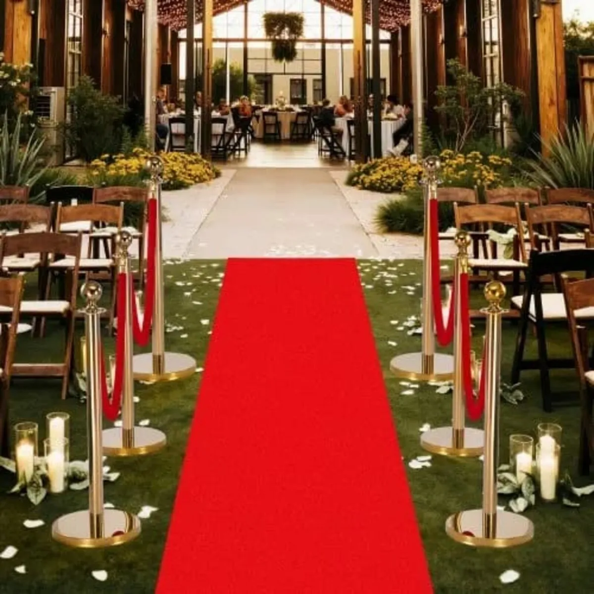 Stanchion Post, 6 Pcs Crowd Control Barrier Set wi - Image 2