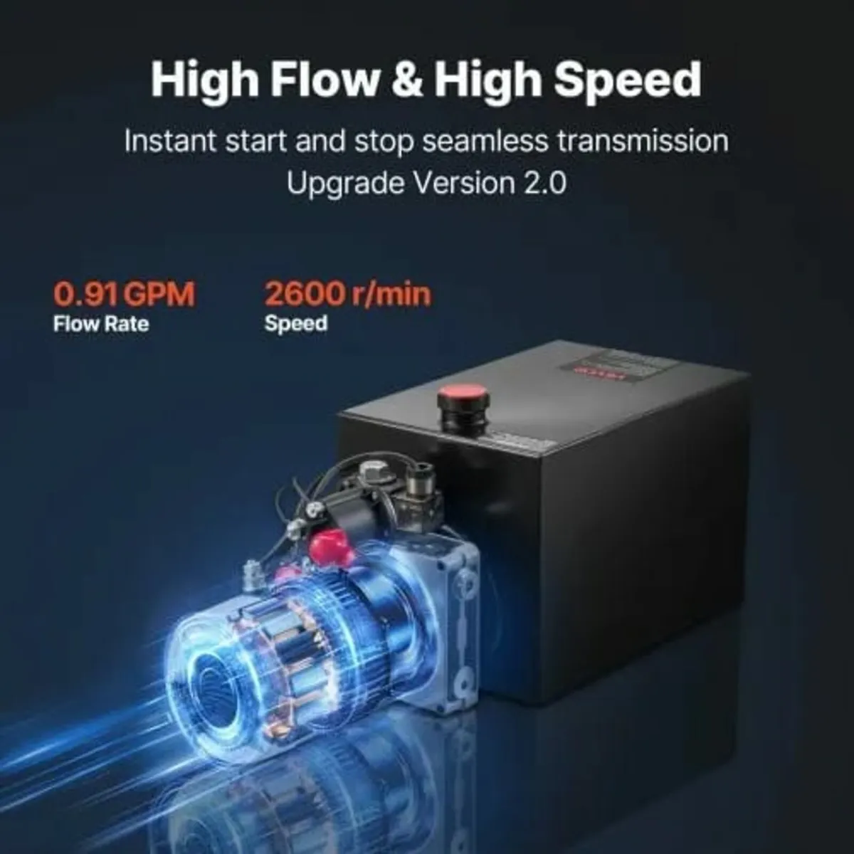 15 L Hydraulic Power Unit, Single Acting Dump Trai - Image 4