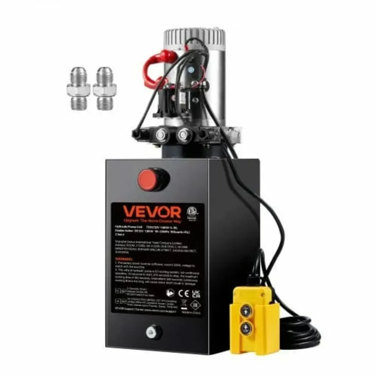 Hydraulic Pump, 15 Quart Hydraulic Power Unit, Dou - Image 1