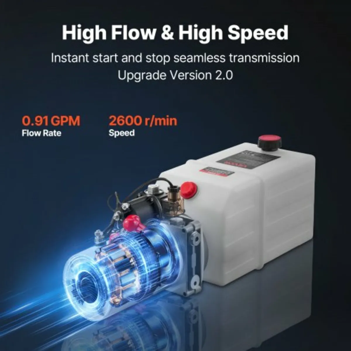 7 L Hydraulic Power Unit, Single Acting Dump Trail - Image 2