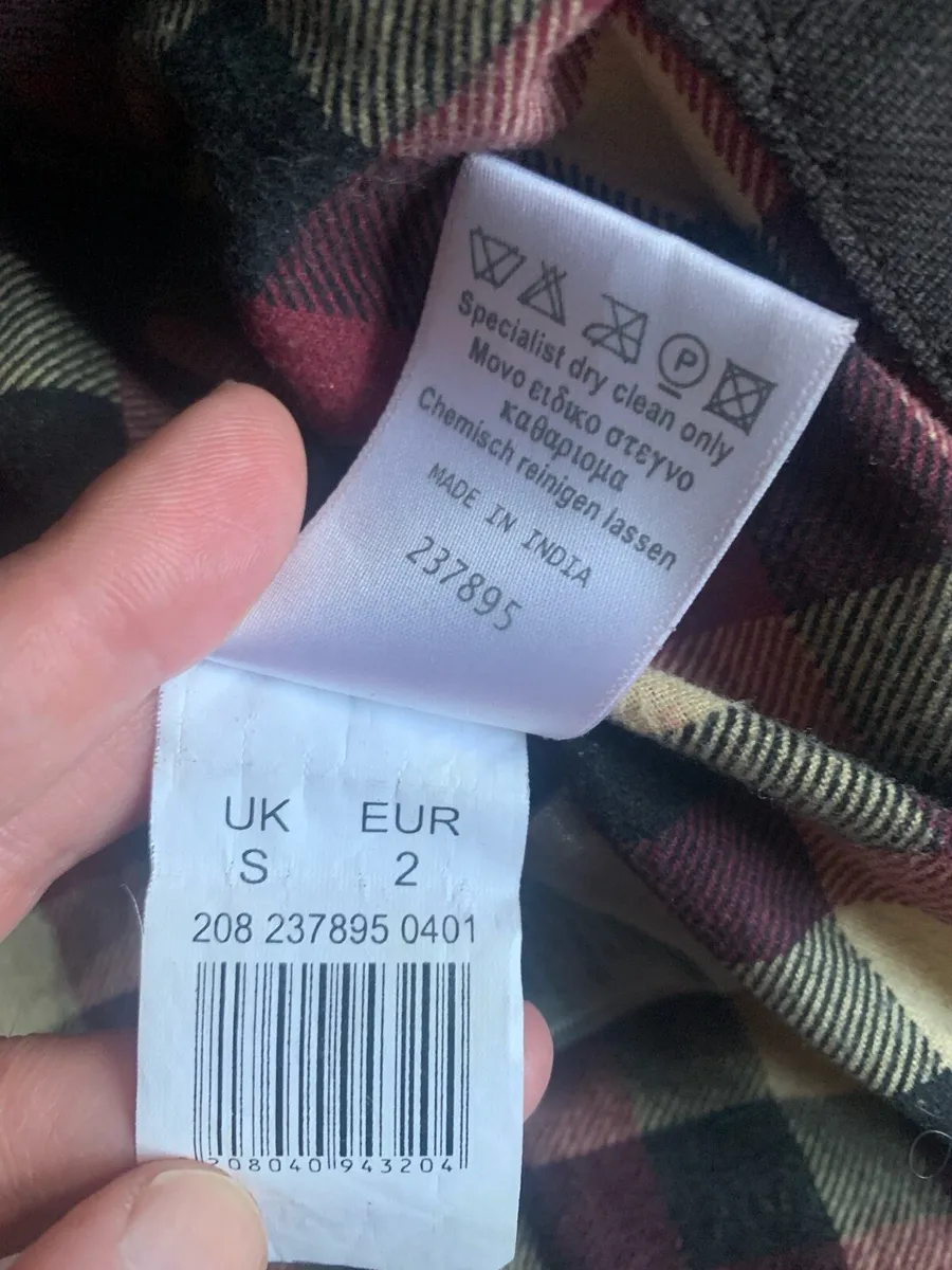 Men’s River Island Brown Leather Jacket Small - Image 4