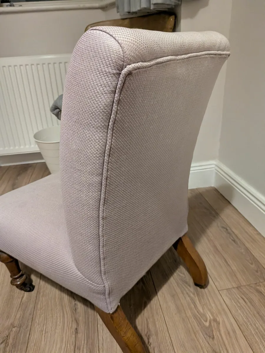 Antique slipper chair - Image 2