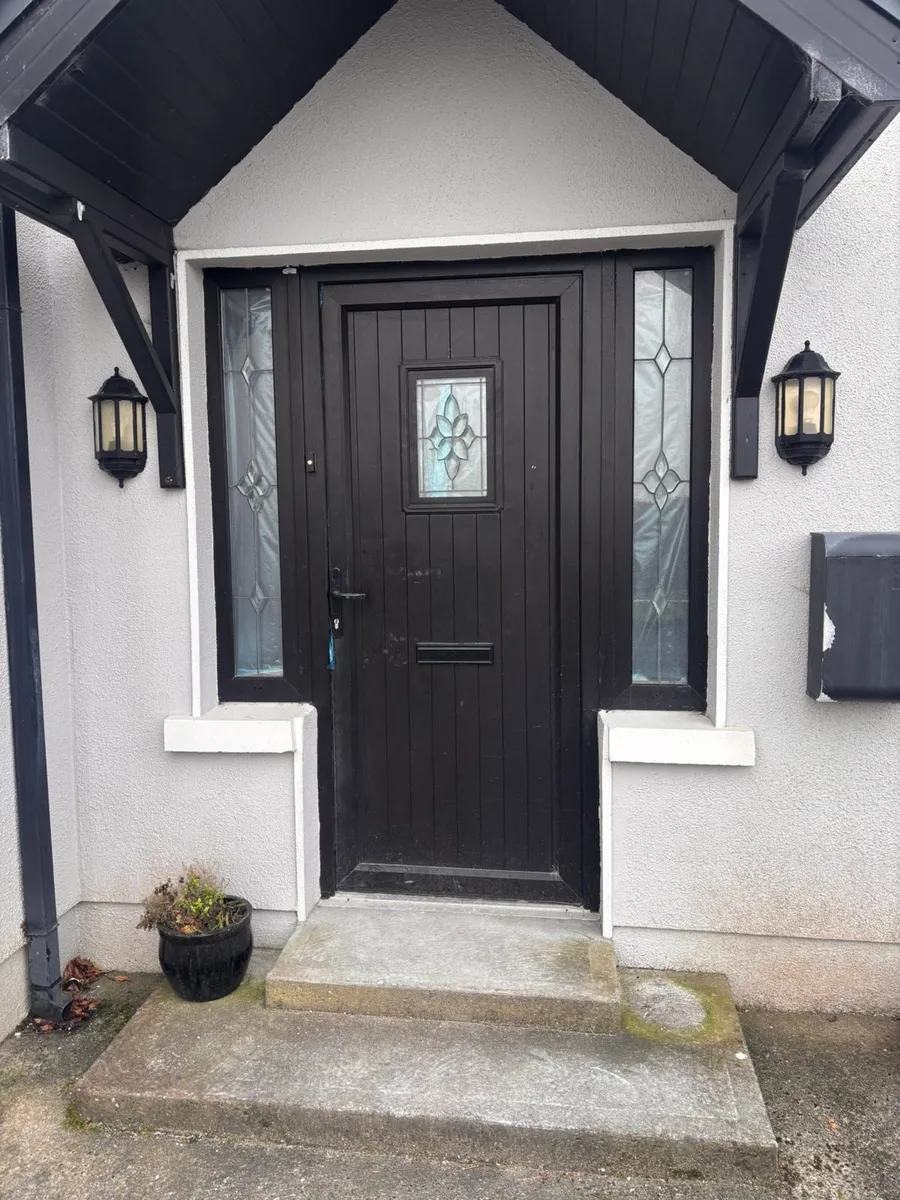 Black Upc doors and windows and black Teak door - Image 1