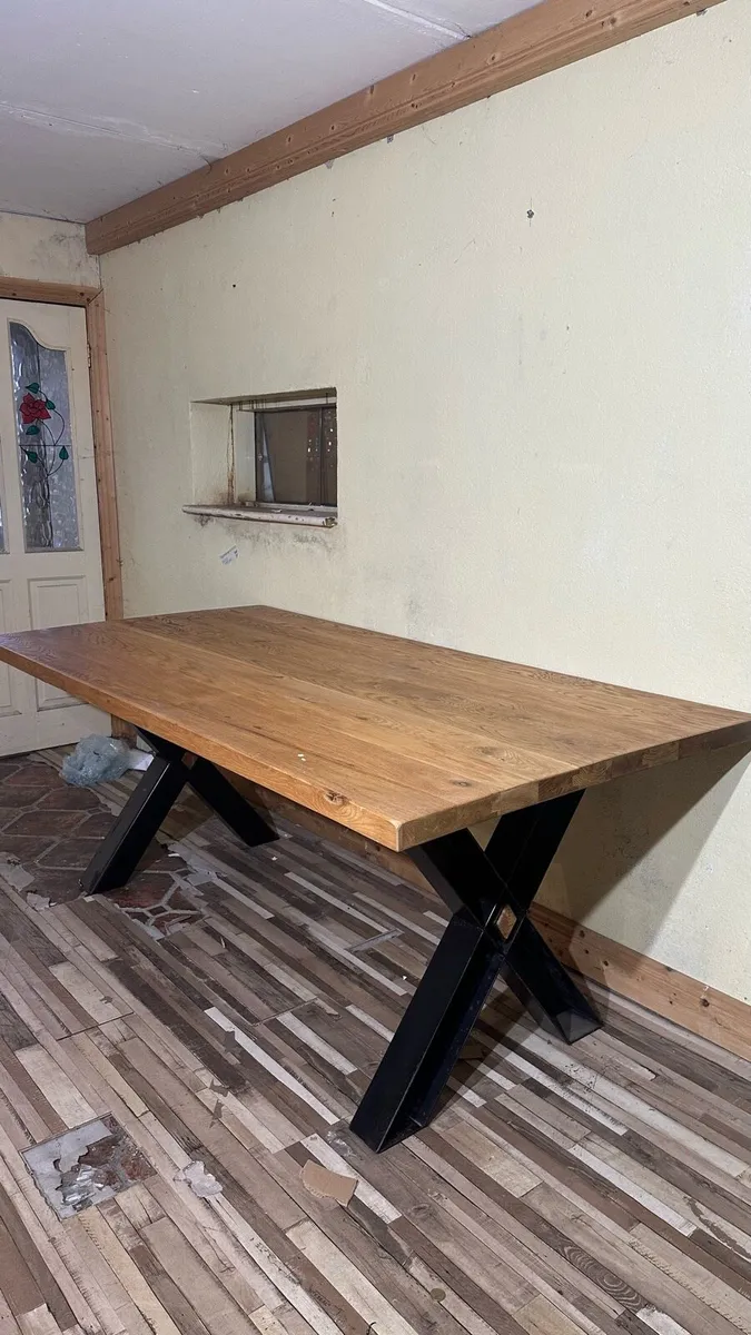Dining wood table - Image 4