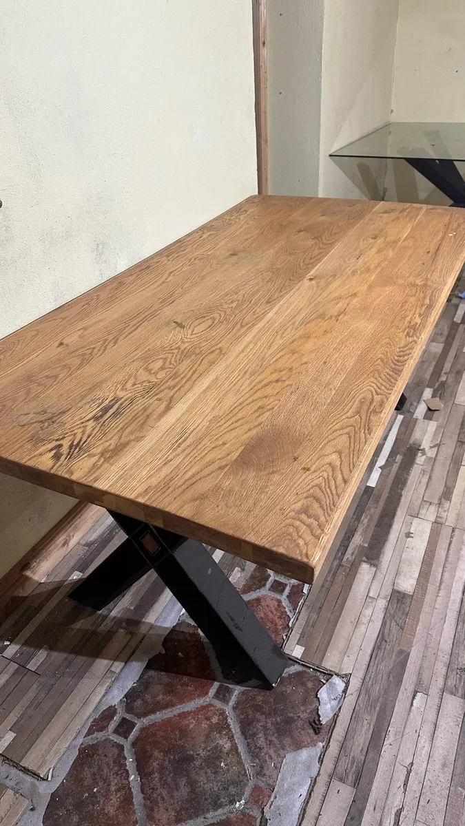 Dining wood table - Image 2