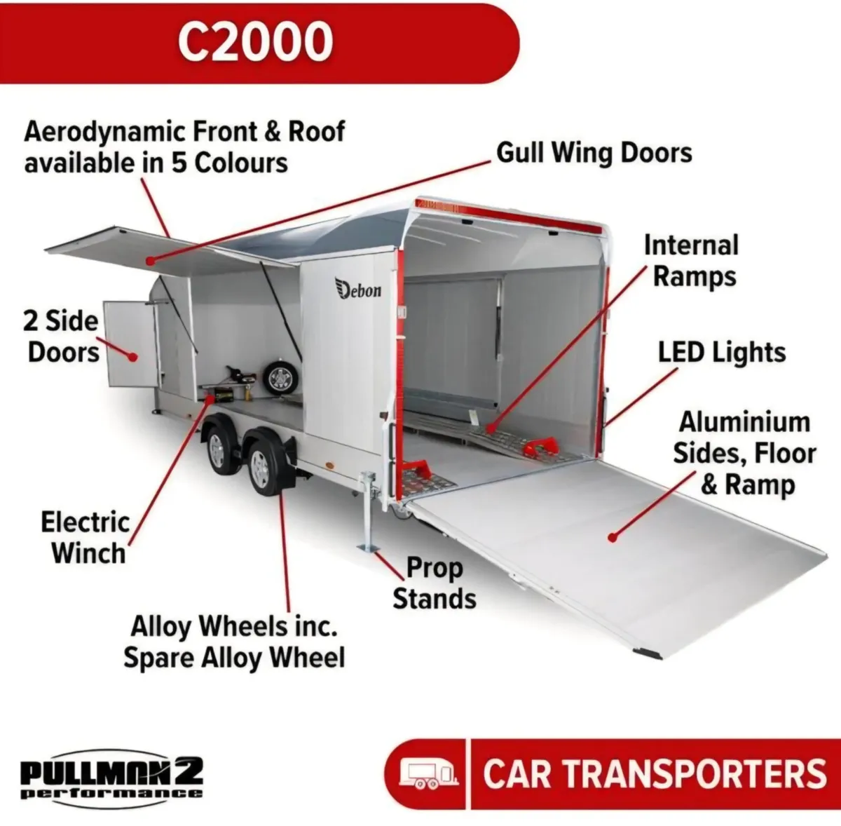 Debon C2000 car transporter - Image 2