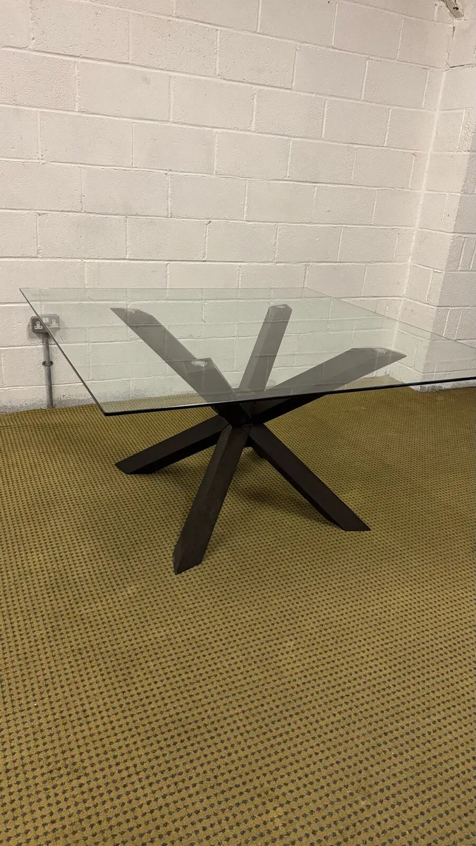 Dining glass table - Image 2