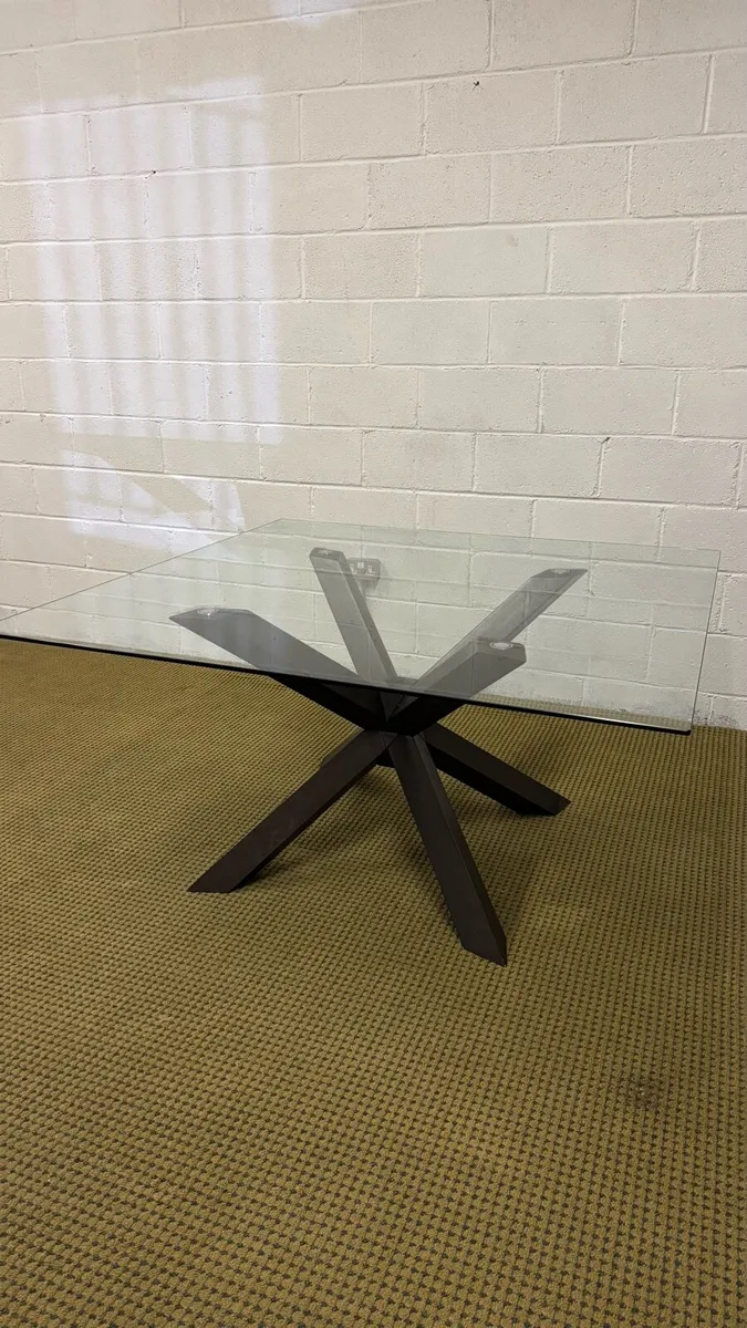 Dining glass table - Image 3