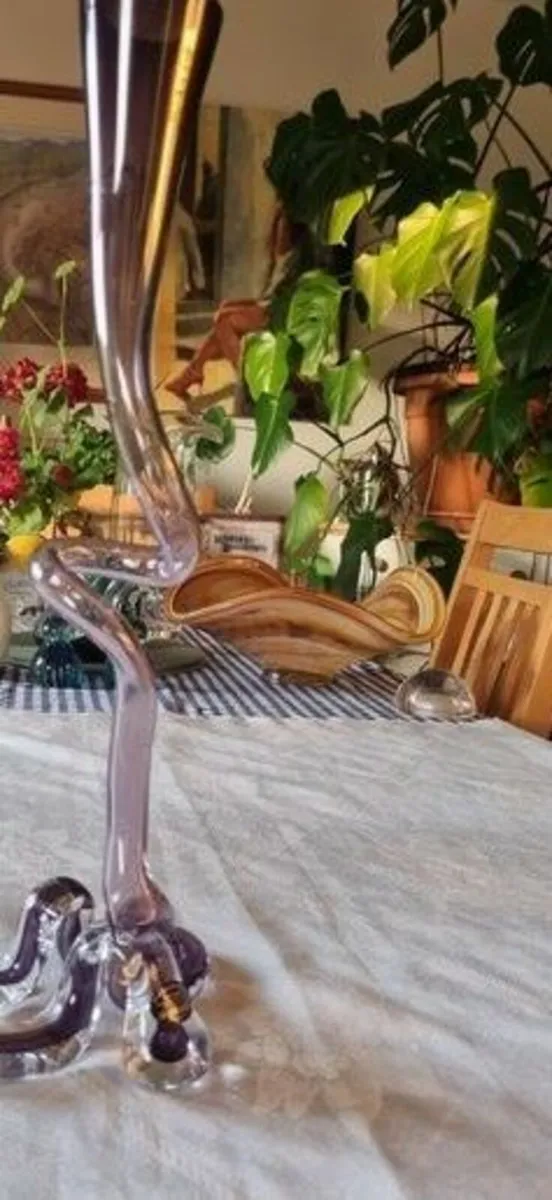 Murano glass spiral vase - Image 2