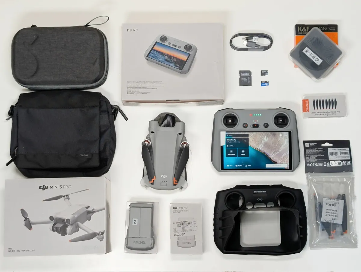 DJI Mini 3 Pro with extras - Image 1
