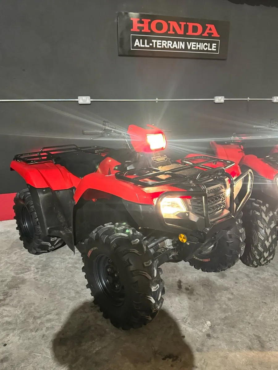 2018 Honda 500 Manual shift // Auto // Low Hours - Image 2