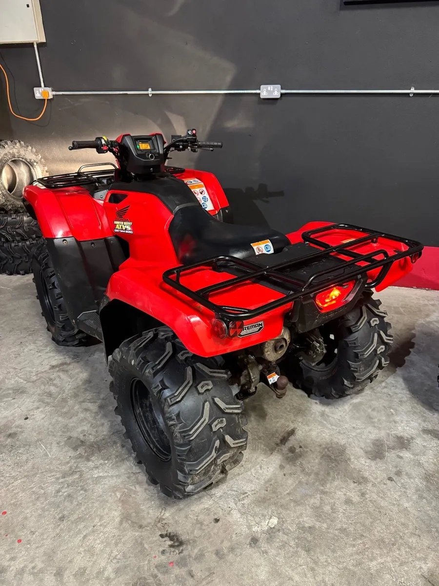 2018 Honda 500 Manual shift // Auto // Low Hours - Image 4