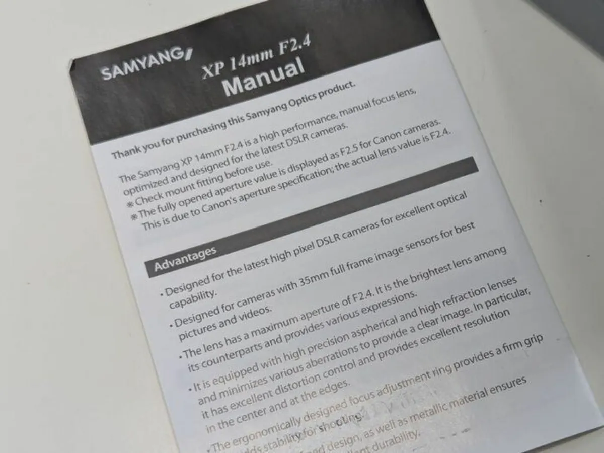 Samyang XP 14mm f:2.4 - Image 4