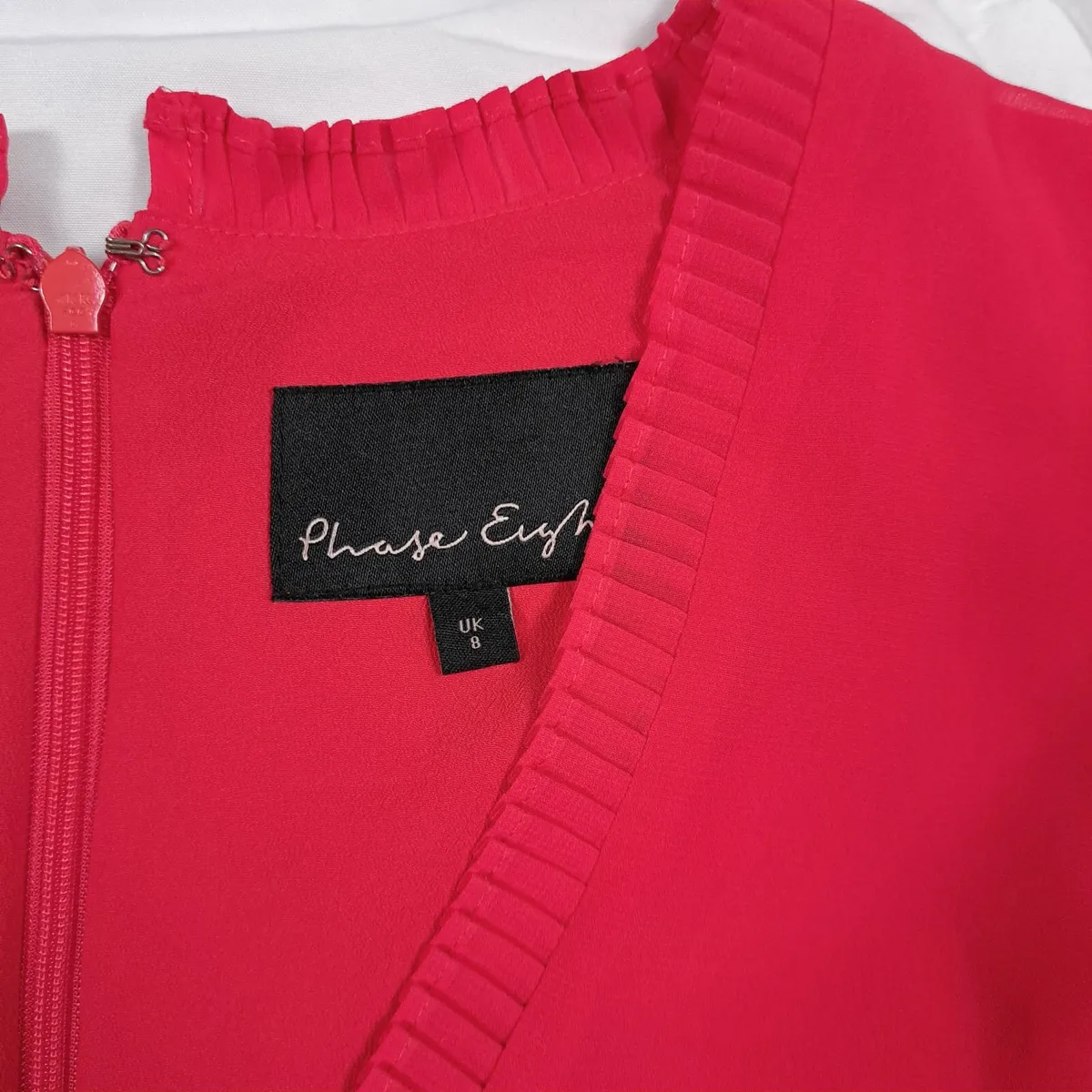 Phase Eight Red Tiered Maxi Dress 8UK/36EU - Image 4