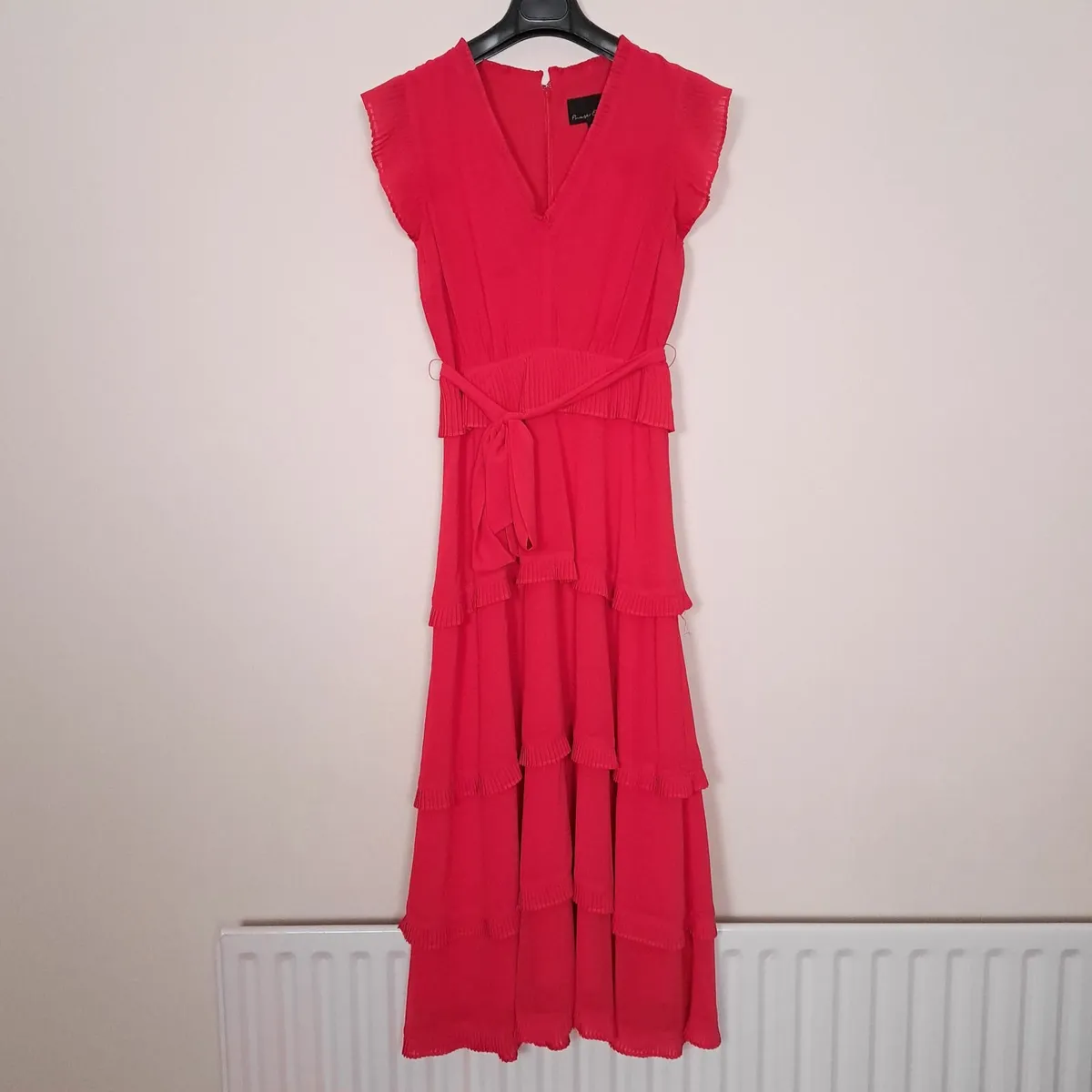 Phase Eight Red Tiered Maxi Dress 8UK/36EU - Image 1