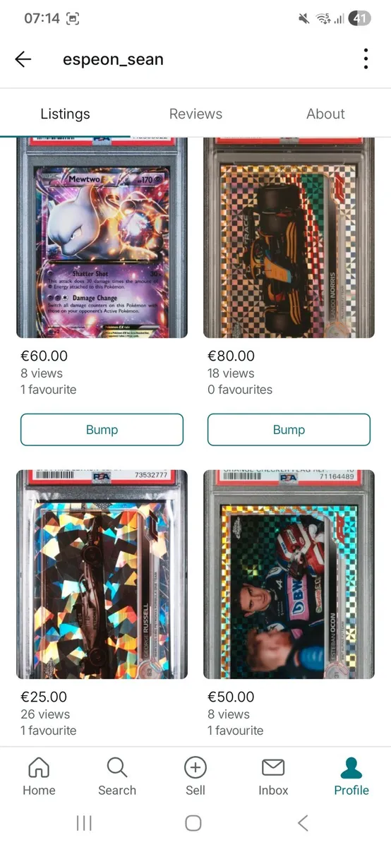 Pokemon Graded Cards Psa Espeon_sean - Image 3