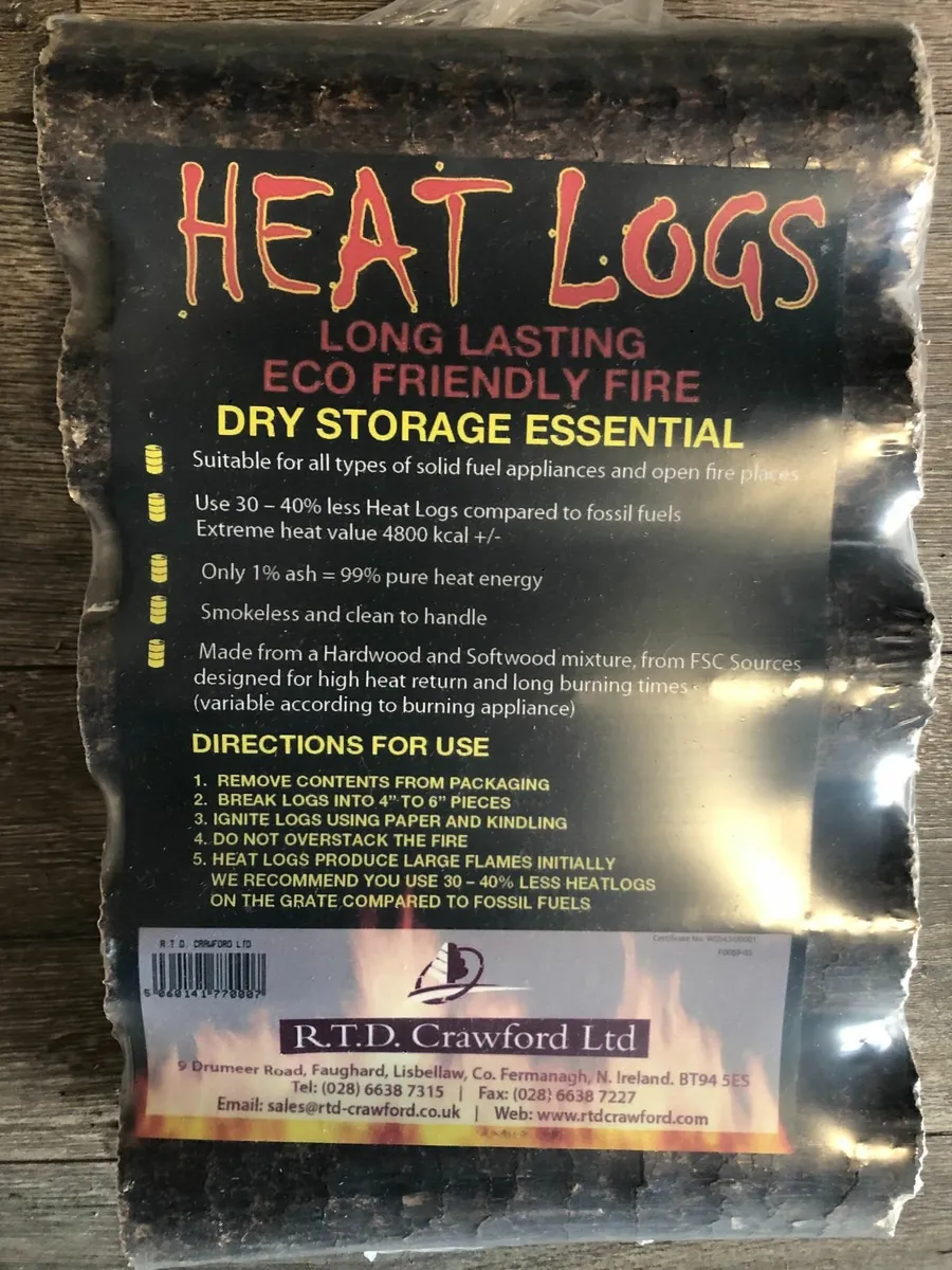 Pallet of compressed Heat Logs- Low Stock - Image 2