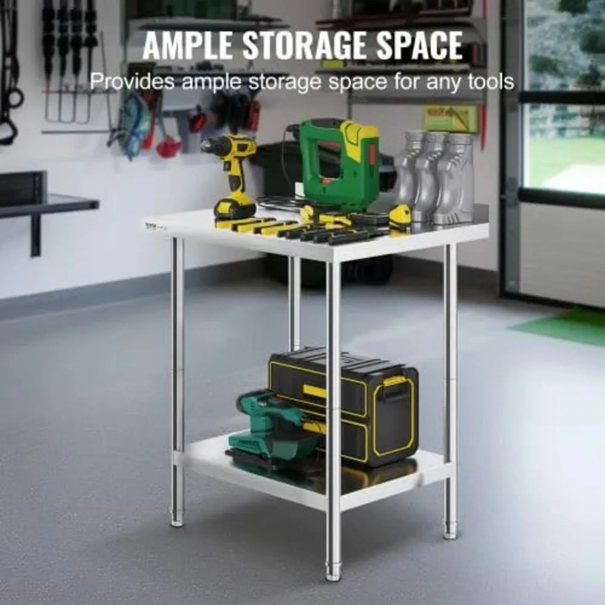 24 x 30 x 36 Inch Stainless Steel Work Table, Comm - Image 3