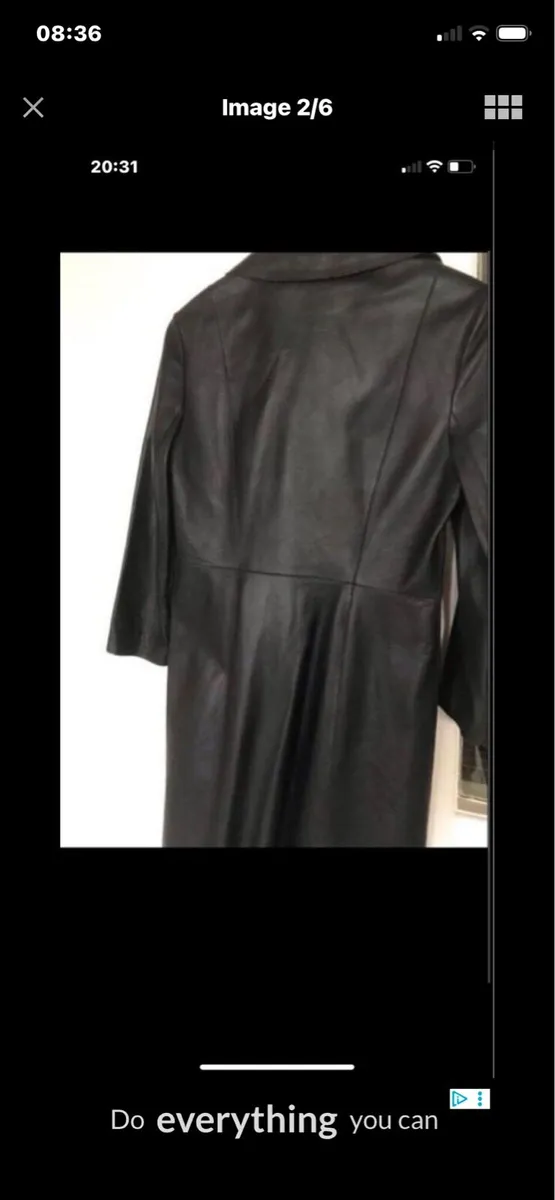 Ladies Leather Coat - Image 2