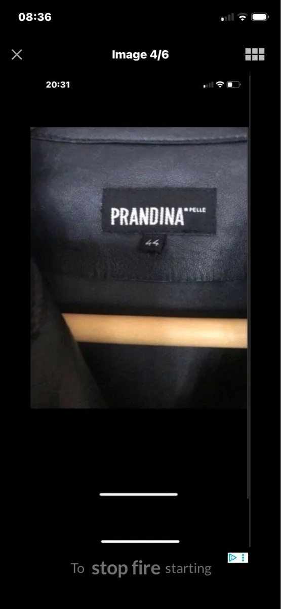 Ladies Leather Coat - Image 4