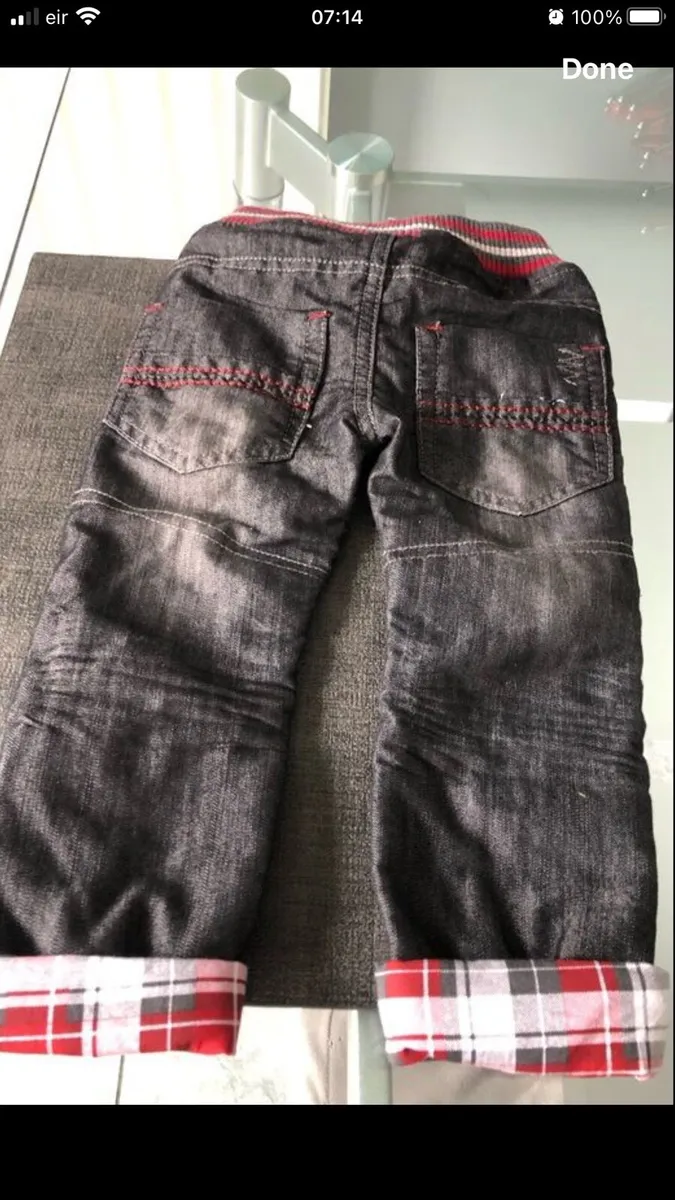Boys BNWT jeans 12/18 mths €5 - Image 2