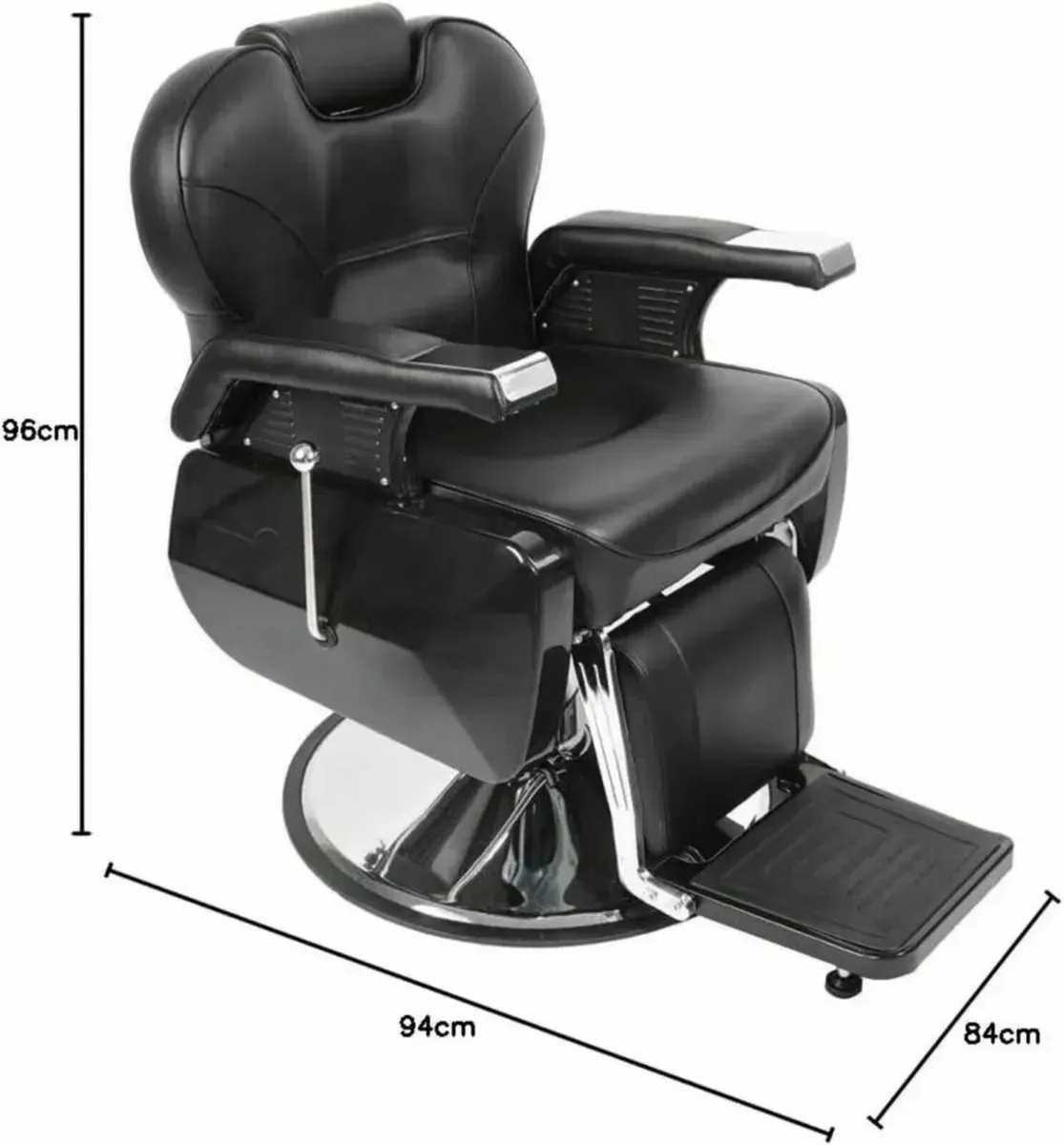 Barber 360° Hydraulic Reclining Hairdressing Chair - Image 1