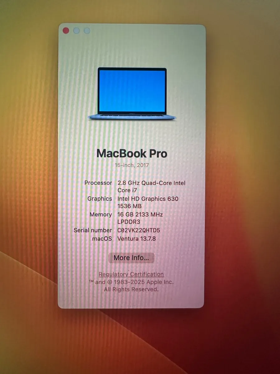 MacBook Pro Intel i7 - Image 2