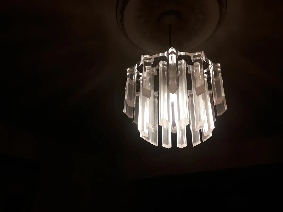 Lovely glass ceiling pendant light - Image 1