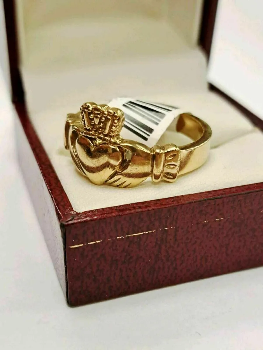 9K Gold Cladagh Ring 9CT - Image 1